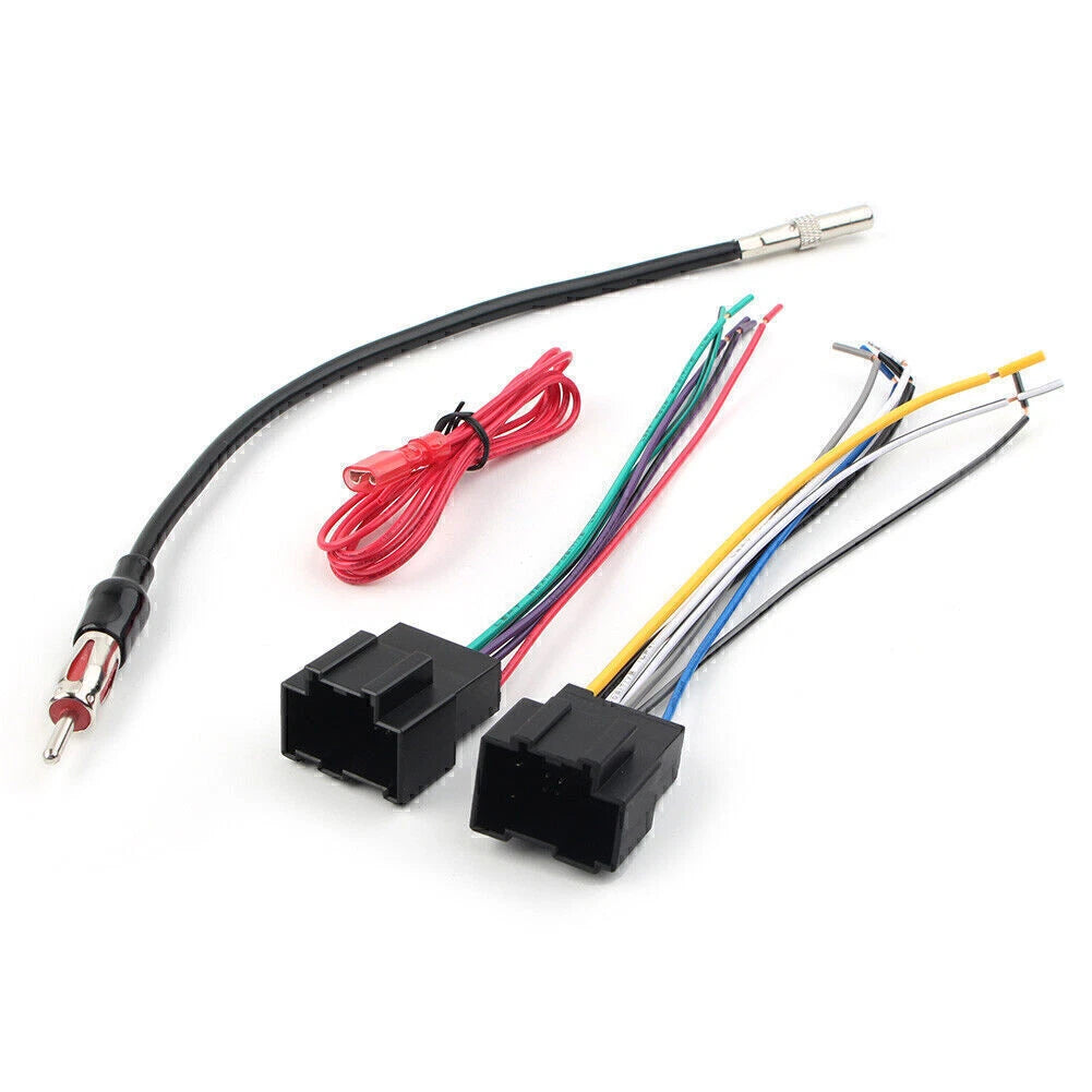 Stereo Radio Wire Harness+Antenna Combo For 2007-13 GMC SIERRA YUKON 1500 Car US
