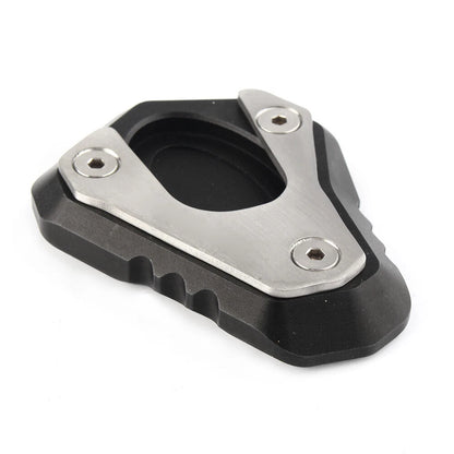 Side Kickstand Stand Extension Plate Pad For Kawasaki Z900 Z900RS 2017-23 Black