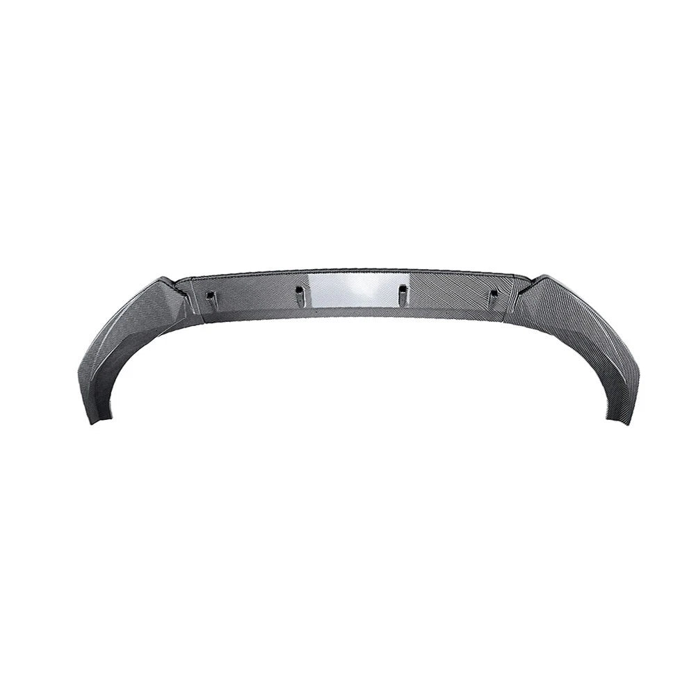 Carbon Look Front Bumper Spoiler Lip For Audi A3 S3 8V Pre-Facelift 2013-2016