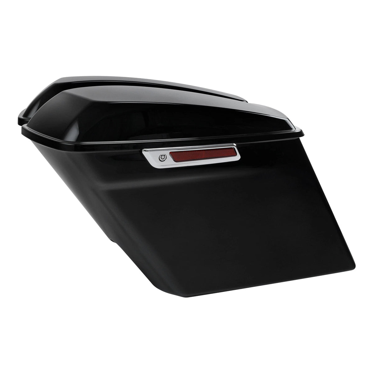 5" Stretched Hard Saddlebags Fit For Harley Softail Fatboy Cross Bones 1984-2017