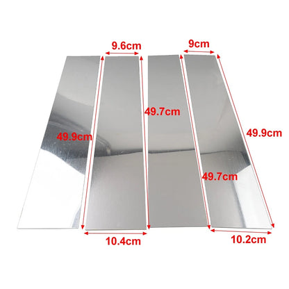 Pillar Post Door Window Cover Trim For Ford F-150 For Lincoln Mark LT 2004-2014