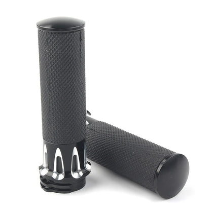 1'' Handle Bar Hand Grip For Harley Touring Street Glide Softail Dyna TU5 2pcs