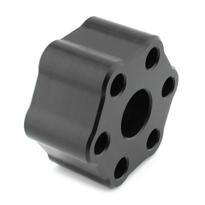 Black Solid Supercharger Coupler Isolator For Jaguar Land Rover 3.0L 2013-17