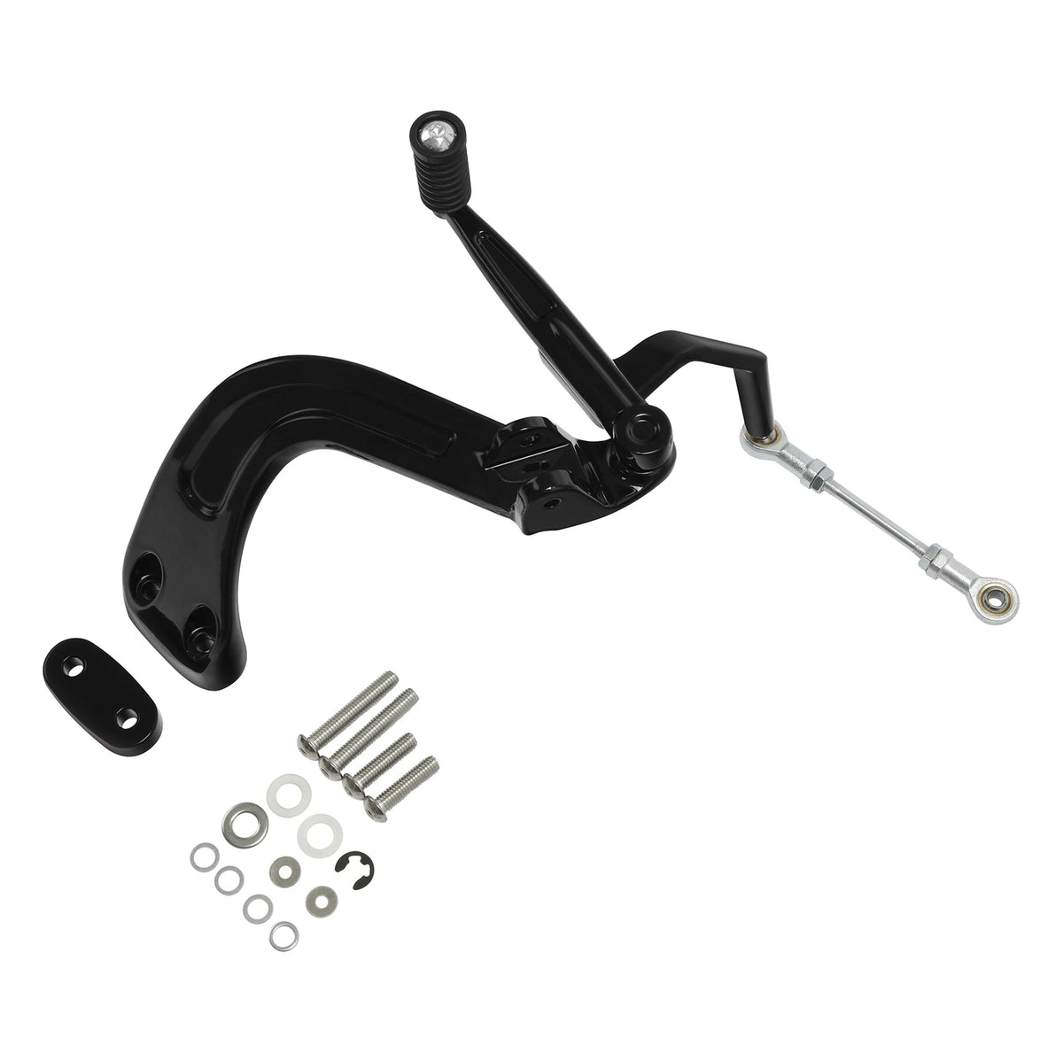 Mid Controls Shift & Brake Side Kit Fit For Harley FLSB FXFB FXFBS 2018-Up Black