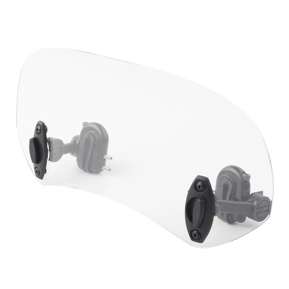 Clip-On Windshield Extension Spoiler Windscreen Deflector Clear Universal USA