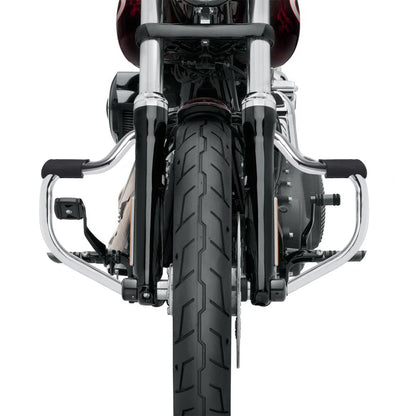 Chrome Mustache Engine Guard Bar For Harley Softail Low Rider Slim 2018-Up 2019
