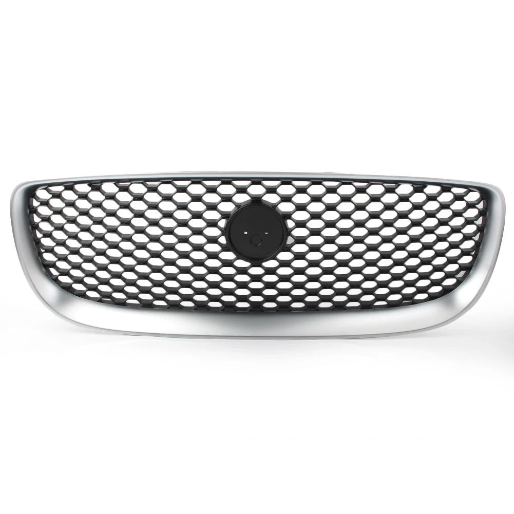 1x Front Center Grill ABS Plastic For JAGUAR XE 2015 2016 2017 2018
