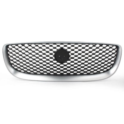 1x Front Center Grill ABS Plastic For JAGUAR XE 2015 2016 2017 2018