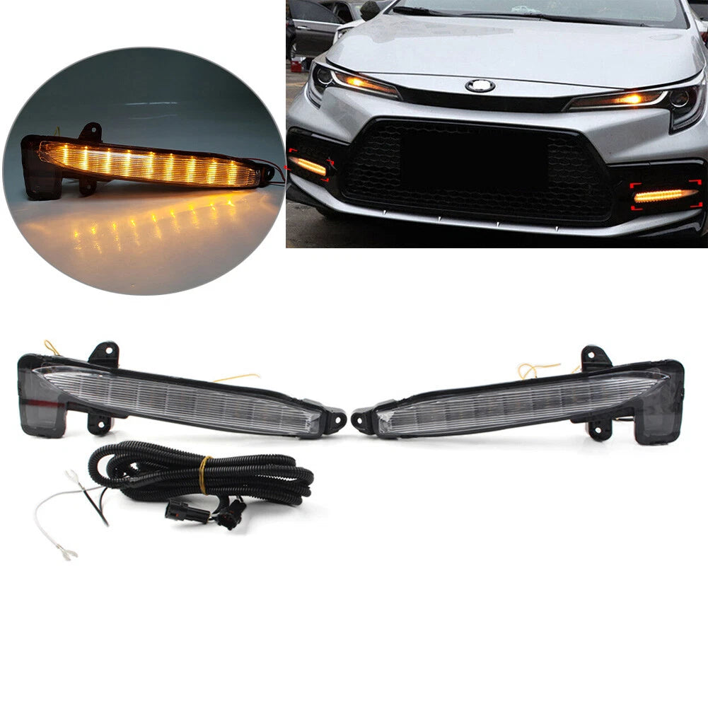 DRL Daytime Running Light Turn Signal Lamp For Toyota Corolla SE / XSE 20-23 US