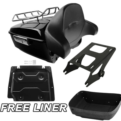 King Trunk Pad Mount Base Plate Fit For Harley Electra Glide 14-25