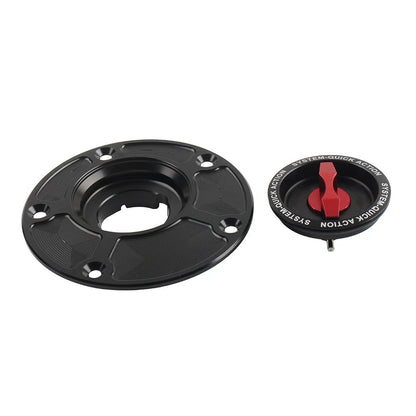 Fuel Gas Tank Cap Keyless For Yamaha YZF-R1 R6 2000-25 YZF-R3 2015-25 FZ-09 Red