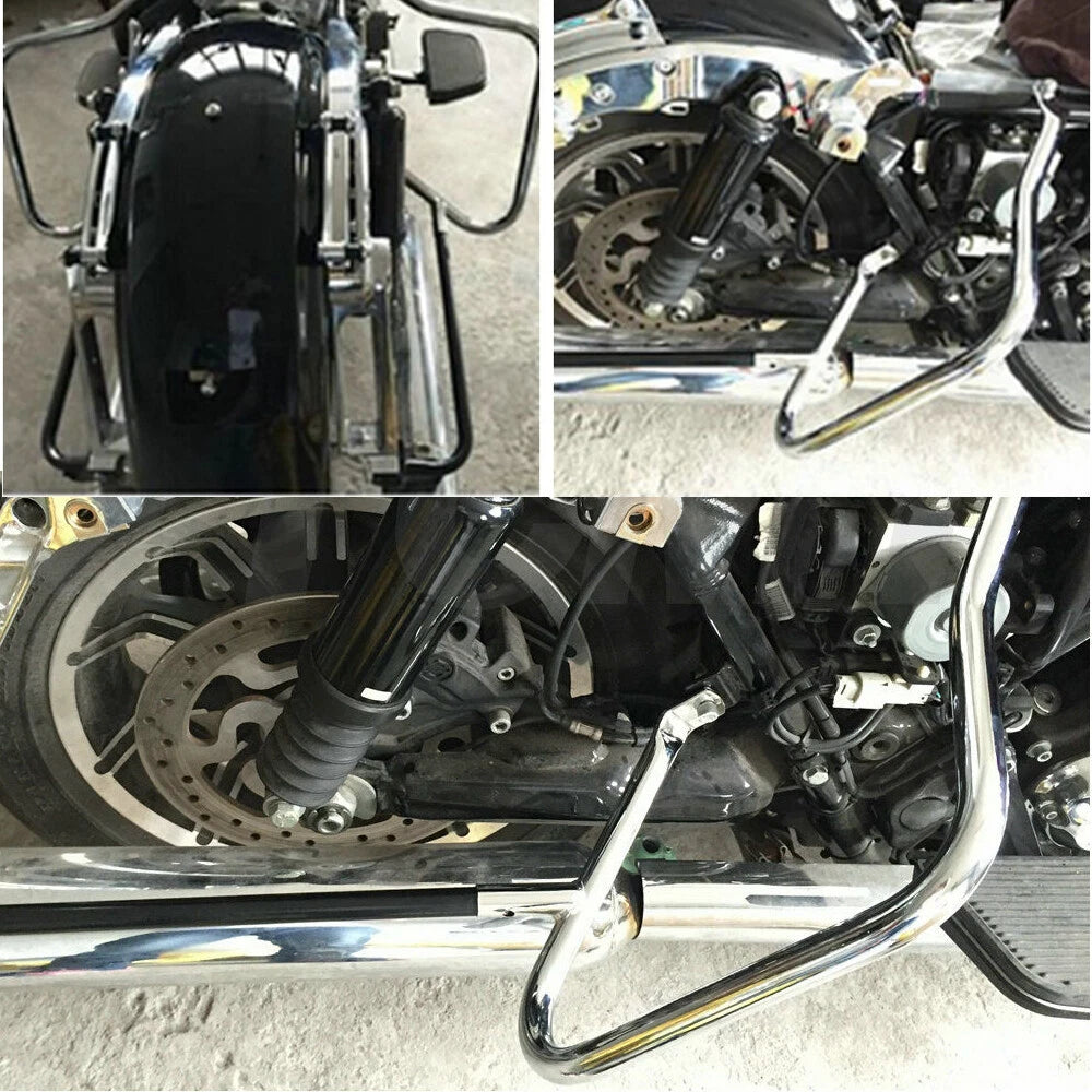 2014-2023 Saddlebag Bracket Guard Bars For Harley Touring Street Road Glide FLHX