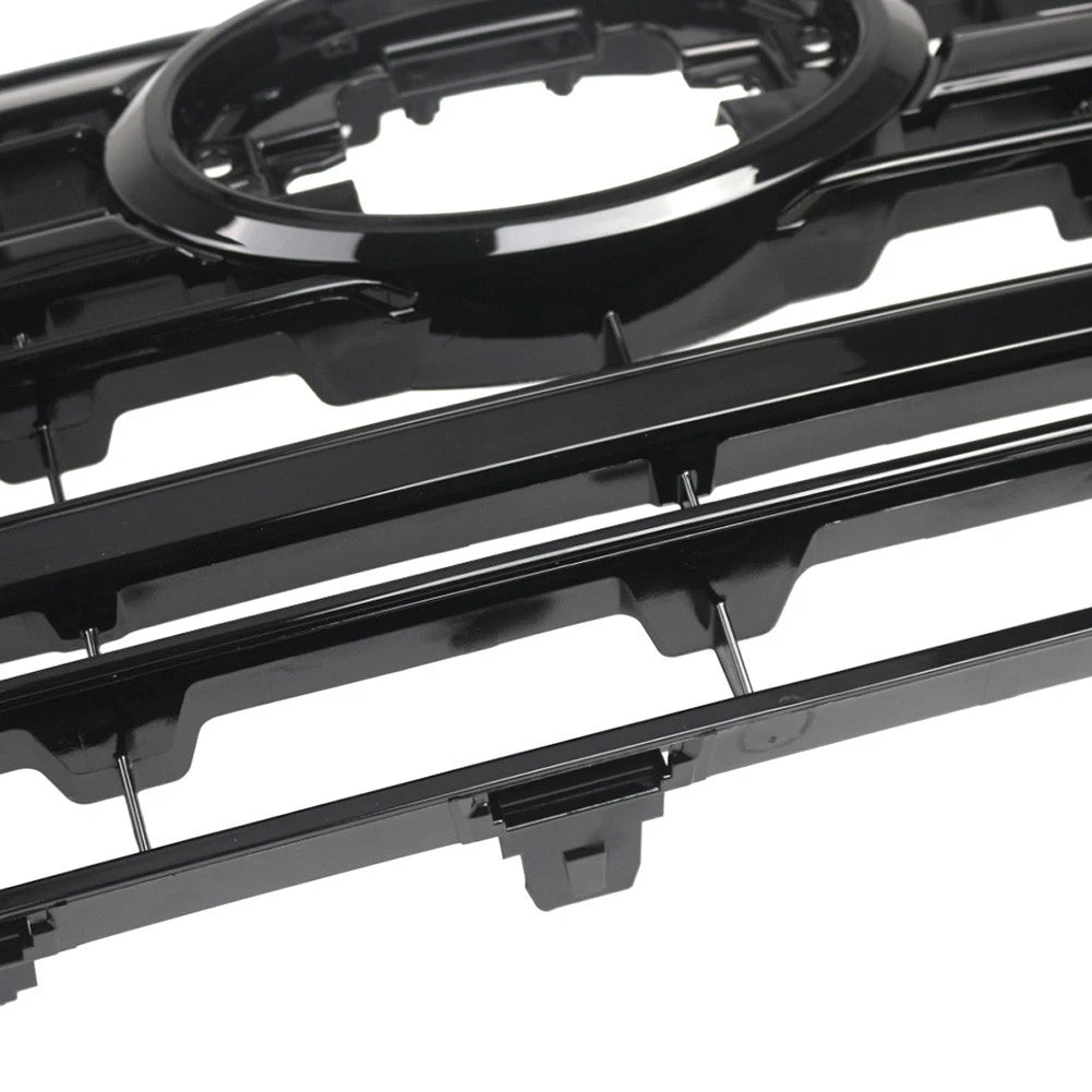 Front Bumper Hood Grille Glossy Black Kit For Toyota Land Cruiser LC200 2016-18
