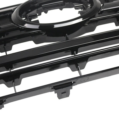 Front Bumper Hood Grille Glossy Black Kit For Toyota Land Cruiser LC200 2016-18