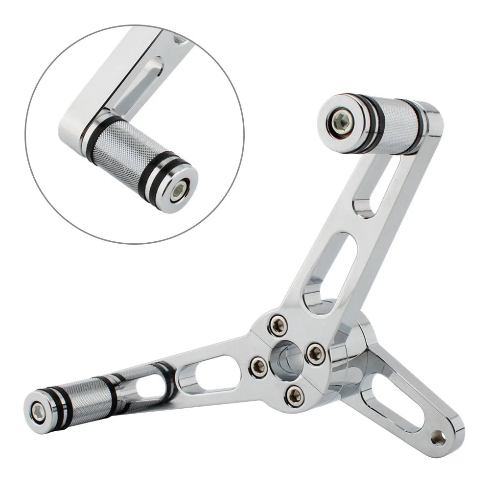 Front Foot Pegs Heel Toe Shifter Lever For Harley Sportster XL883 1200 Iron883 A