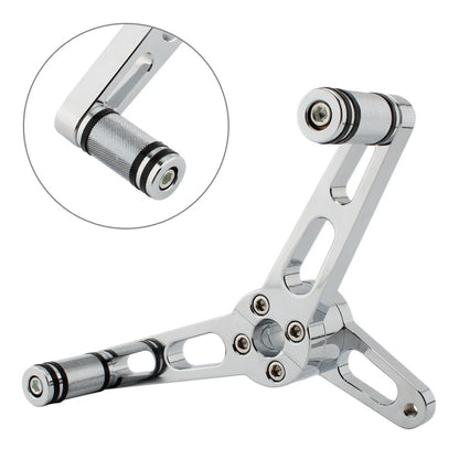 Front Foot Pegs Heel Toe Shifter Lever For Harley Sportster XL883 1200 Iron883 A