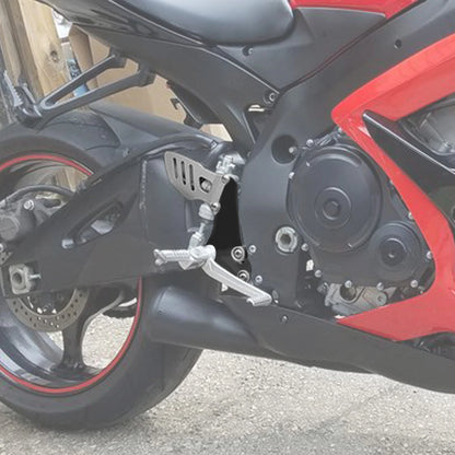 Front Driver Footrest Footpegs Bracket Fit For SUZUKI GSXR600 GSXR750 2006-2010