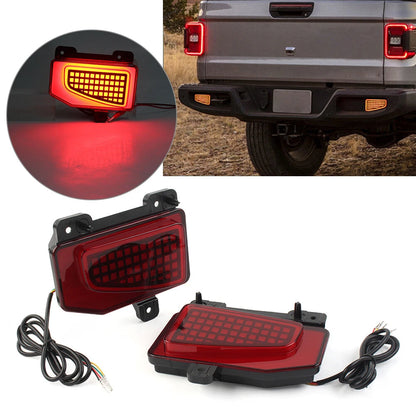 Rear Reflector Tail Light Brake Lamp For Jeep Gladiator 2019-23 Left & Right USA