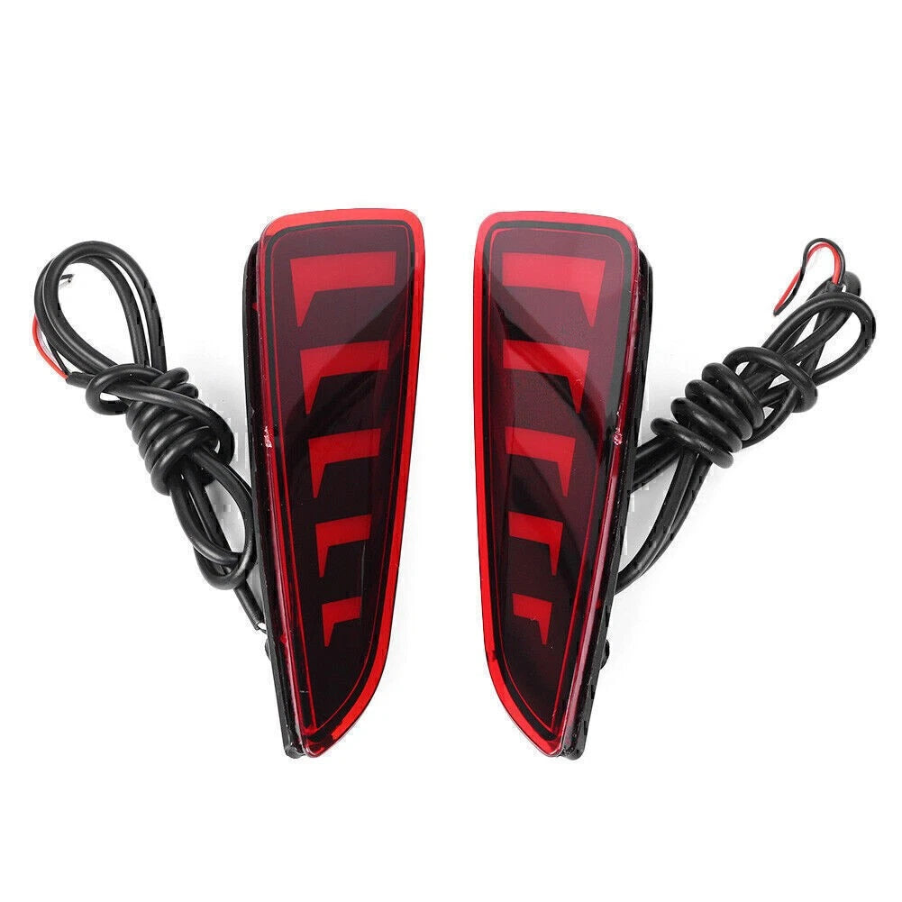 Car LED Rear Bumper Lamps Fog Brake Tail Lights For Toyota CHR 2016-2022 Pair