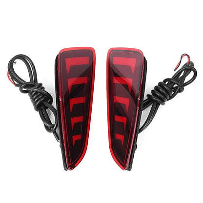 Car LED Rear Bumper Lamps Fog Brake Tail Lights For Toyota CHR 2016-2022 Pair
