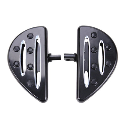 Rear Black Shallow Cut Passenger Floorboards For Harley Touring FLHX FLHR Dyna