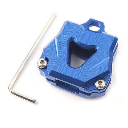 1x CNC Motor Key Shell Case Cover For Yamaha YZF R1 MT10 FZ07 FJ-09 XSR700 Blue