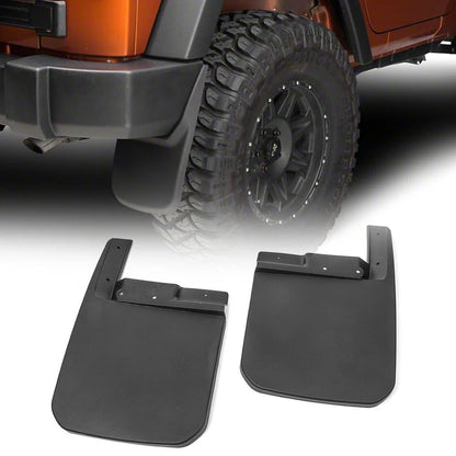 4pcs Front and Rear Molded Splash Guards Blk For Jeep Wrangler JL 2018 82215333