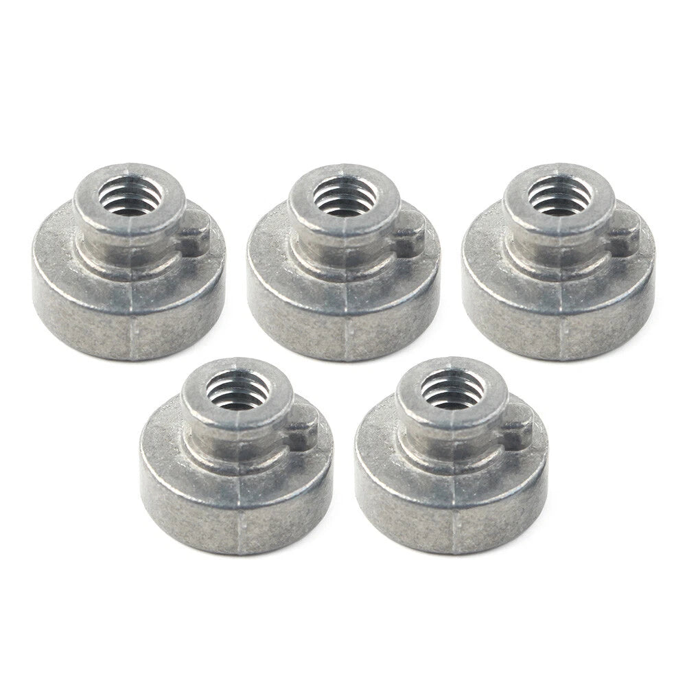 5x Rear Fender Passenger Seat Bolt Tab Screw Nut Knob Cover For Harley Davidson