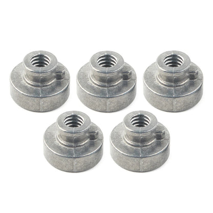 5x Rear Fender Passenger Seat Bolt Tab Screw Nut Knob Cover For Harley Davidson