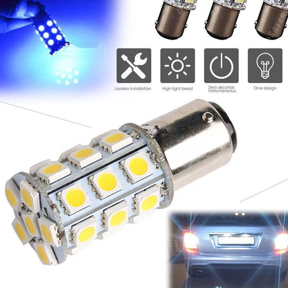 1*BA15D Bulb Light Interior Bulbs Blue 27-SMD 1004 1076 1142 Car boat USA