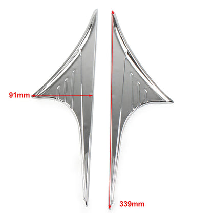 For Harley Tri Glide Ultra FLHTCUTG Trike FLHXXX Rear Trunk Side Accents Trim 2x