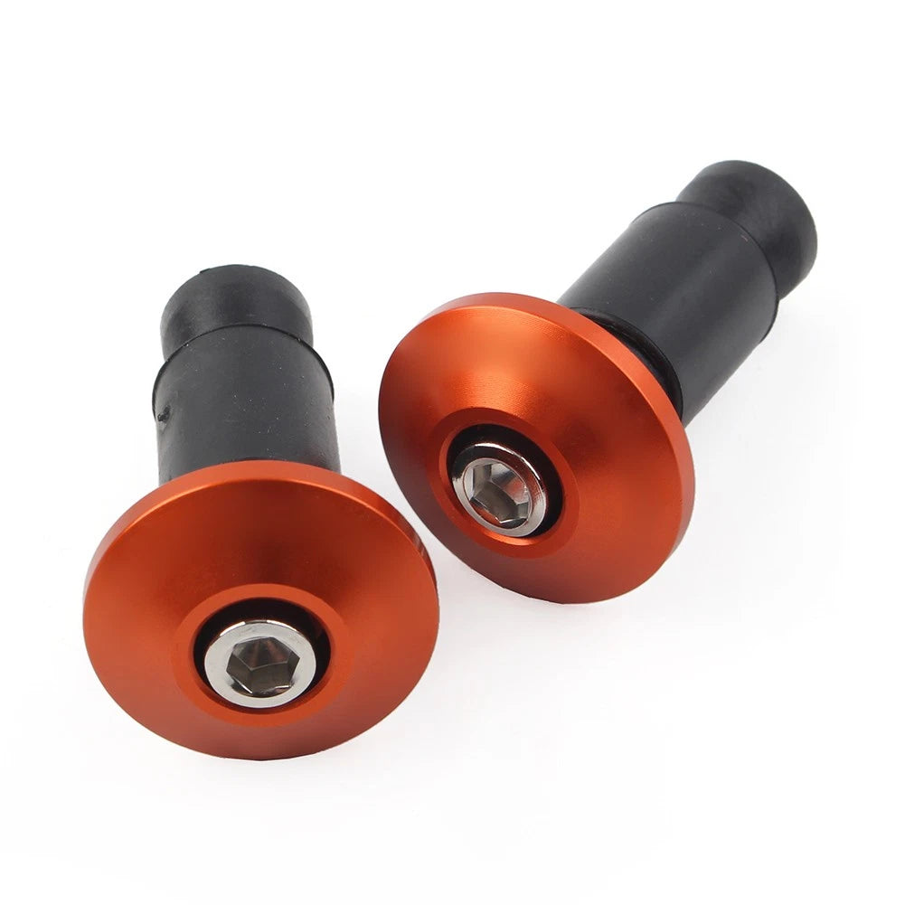 7/8'' Handle Bar End Weights Handlebar Grips Cap Plugs Dirt Bike Motor Orange US