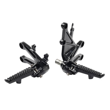Front Driver Foot Pegs Footrest Bracket Set For Honda CBR1000RR CBR 1000RR 04-07