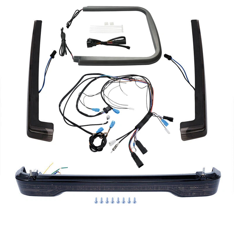 Brake Lights Side Marker &Wiring Harness Fit For Harley Electra Glide 14-25