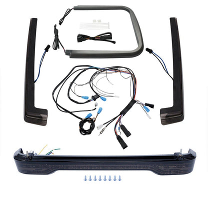 Brake Lights Side Marker &Wiring Harness Fit For Harley Electra Glide 14-25