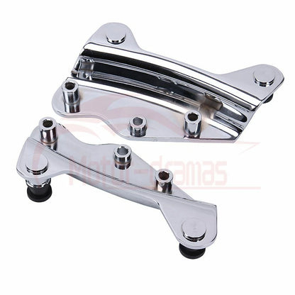 Detachable 2-Up Tour Pack Pak Mounting Rack w/ docking hardware For Harley 09-13