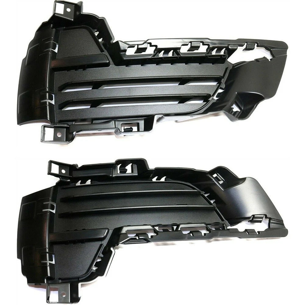 Bumper Grille For BMW X5 2014-2017 Set of 2 LH and RH Textured Closed Grid