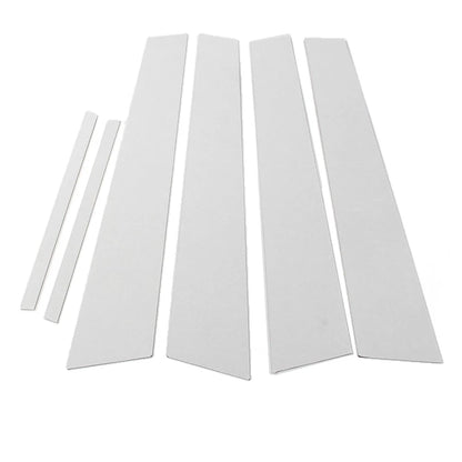 6 Pcs Bright Black Pillar Posts Door Window Trim For Dodge Charger 2011-2021