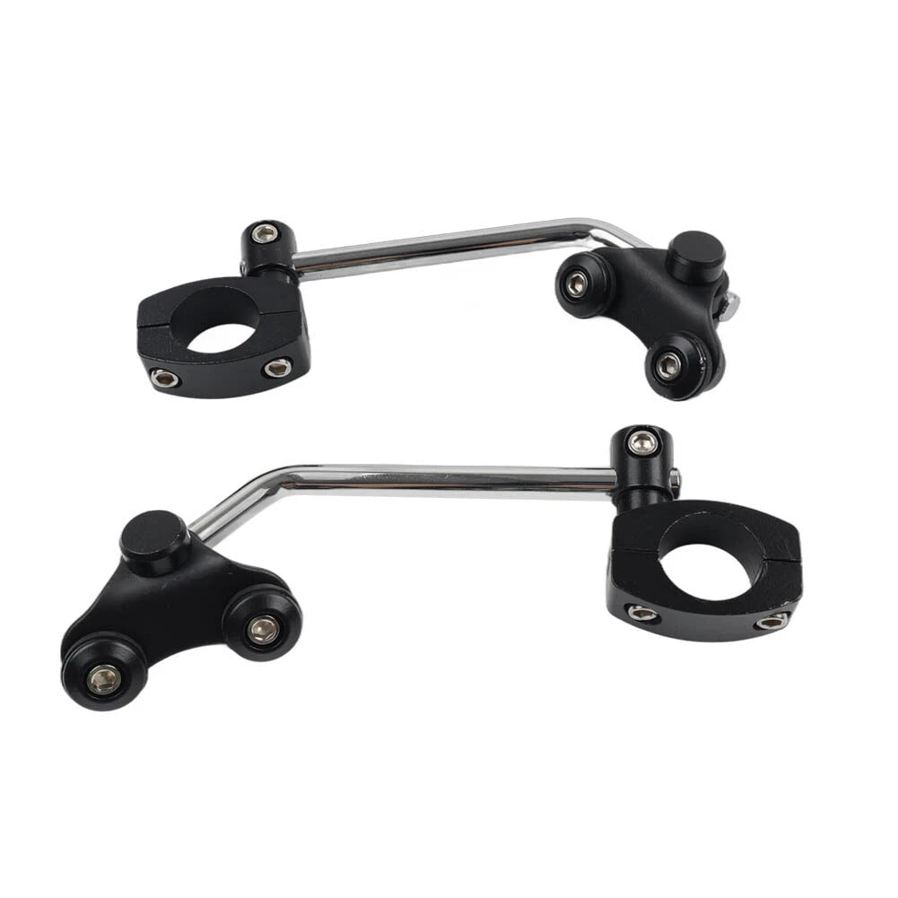 1 Set Universal Motorcycle Windshield Mounting Hardware Kit Metal For 25MM Bars