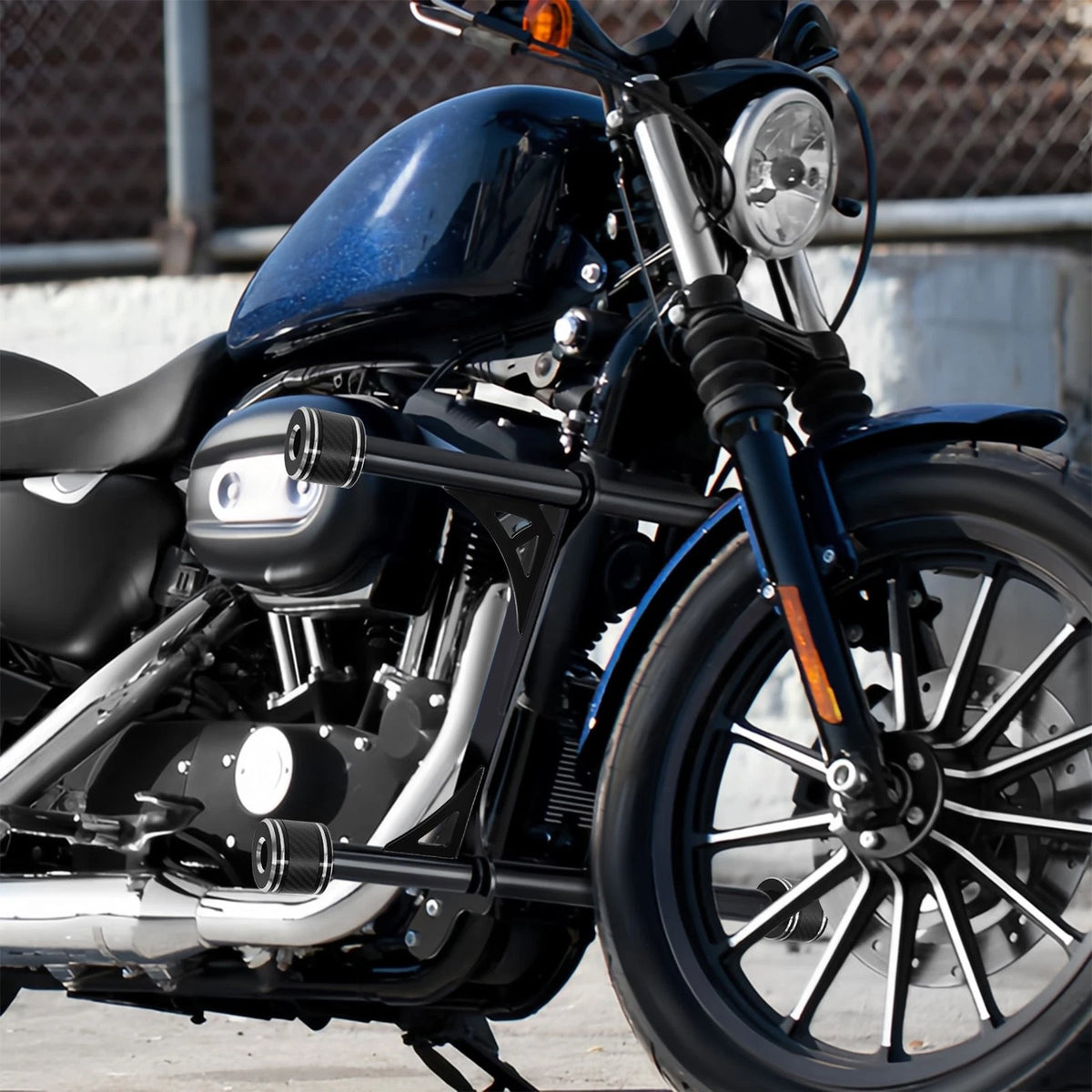 Engine Guard Crash Bar Fit For Harley Sportster XL883 XL1200 Custom 48 72 04-22