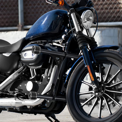 Engine Guard Crash Bar Fit For Harley Sportster XL883 XL1200 Custom 48 72 04-22