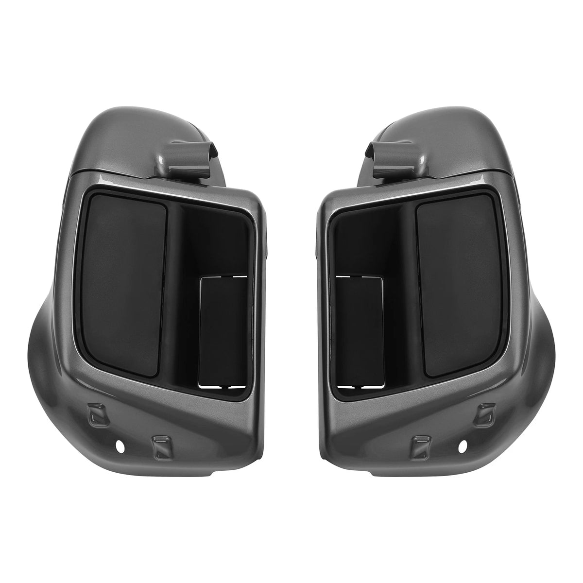 Lower Vented Fairings Fit For Harley CVO Street Road Glide 14-Up Charcoal Pearl
