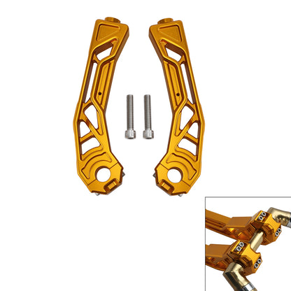 10" Handlebar Riser 1" Bar Clamp Fit For Harley Softail Dyna Super Glide 99-17