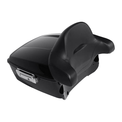 Black King Trunk Pad Speakers Fit For Harley Touring Glide 2014-Up