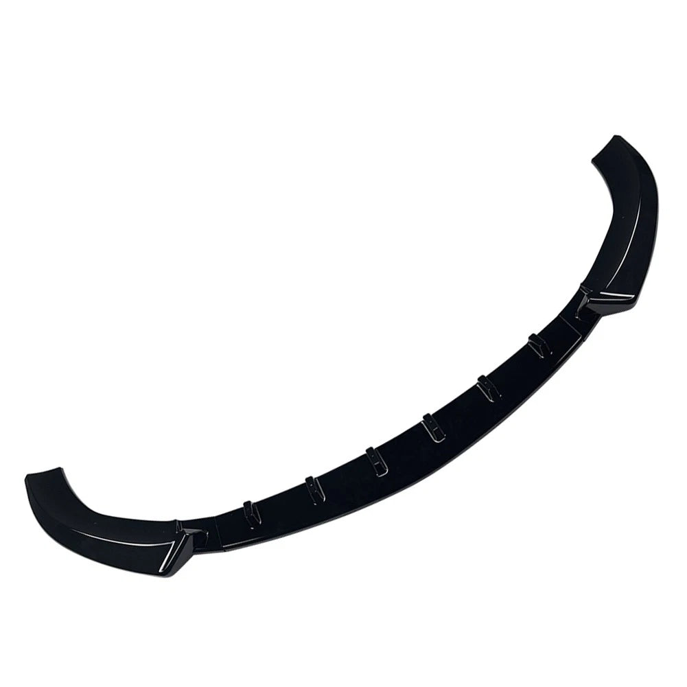 Glossy BLK Front Bumper Lip Splitter For Benz E-Class W213 E63 Sport Model 16-19