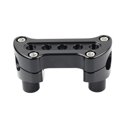 Handlebar Riser Top Clamp Mount For Harley Sportster Softail Dyna Road King Blk