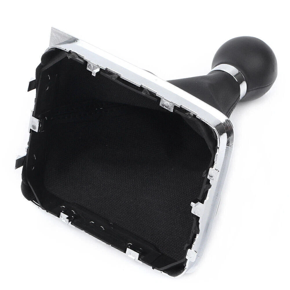 Manual Gear Shift Knob 6-Speed w/ Boot Cover Stick Lever Gaiter for VW Passat B6