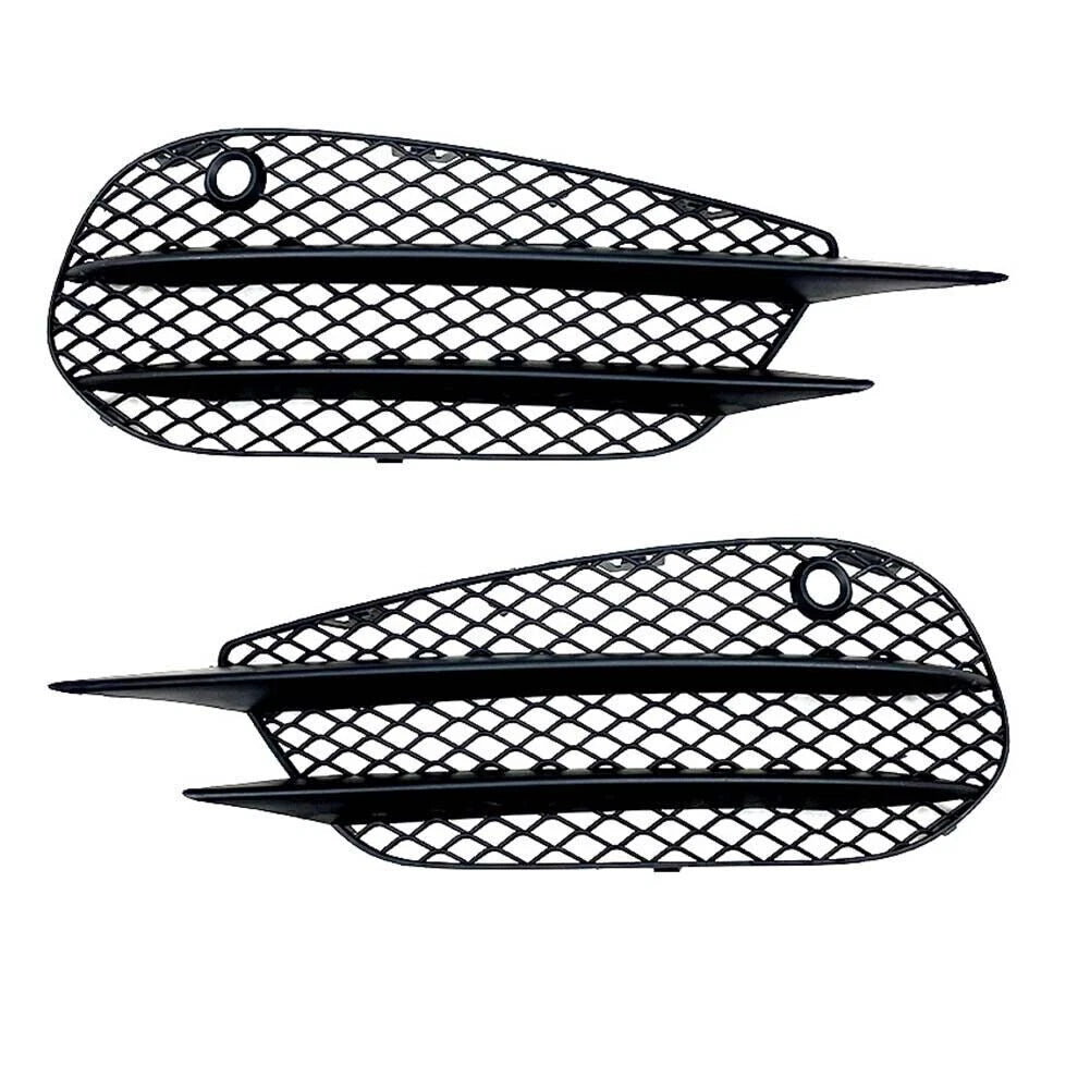 Front Bumper Fog Lamp Grille For Benz C Class W205 C180 C200 C260 2015-2018