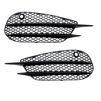 Front Bumper Fog Lamp Grille For Benz C Class W205 C180 C200 C260 2015-2018