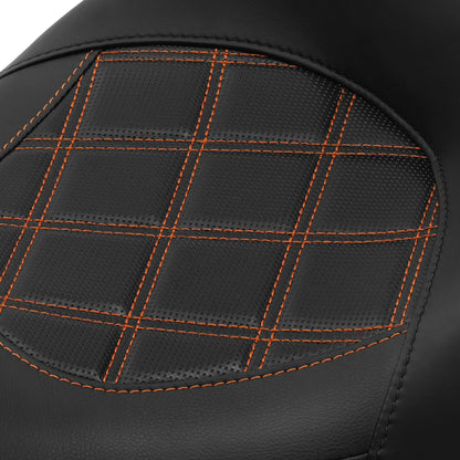 Rider Driver Passenger Seat For Harley Touring Road Glide King 09-23 Black+Brown